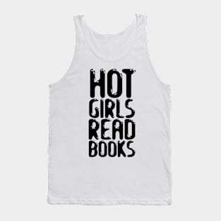 Floral Hot Girls Read Books Books lovers Quote Tank Top